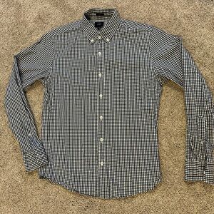 J.Crew Slim Fit Gingham Button-Down Shirt – Men’s Size M